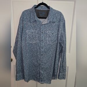 Wrangler 20x Competition Advance Comfort Pearl Snap Button Down